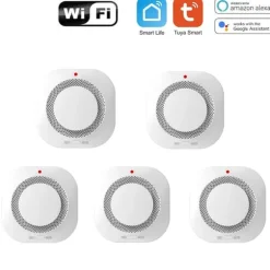 Röksensor, Optisk Avkänning, Smarta Hem Kompatibilitet,5PCS
