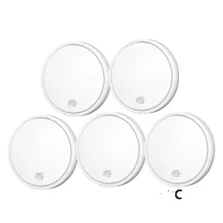 Röksensor, 10-årigt batteri, 85 dB larm,5PC