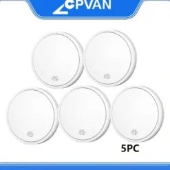 Röksensor, 10-årigt batteri, 85 dB larm,5PC