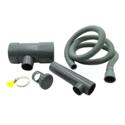 Rännvattenuppsamlarsats, 80 mm, för regnvattentunnor