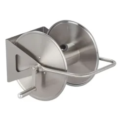 Robust slangvinda i rostfritt stål