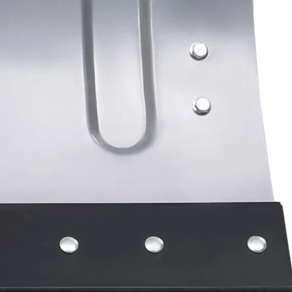 Robust snöblad för traktor - Effektivt snöröjningsverktyg | Arbetsbredd: 100 cm | Färg: Stålgrå