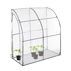 Robust tomatväxthus med folie för inbyggnad