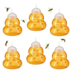 Robusta getingfällor, set med 6, orange