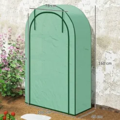 Rootz 4 -scen Mini -Greenhouse - Portable Plant House - Tomato Grower - UV Protection - 100 x 45 x 160 cm