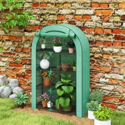 Rootz 4 -scen Mini -Greenhouse - Portable Plant House - Tomato Grower - UV Protection - 100 x 45 x 160 cm