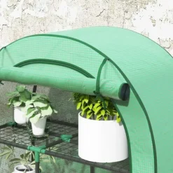 Rootz 4 -scen Mini -Greenhouse - Portable Plant House - Tomato Grower - UV Protection - 100 x 45 x 160 cm