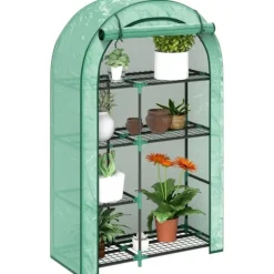 Rootz 4 -scen Mini -Greenhouse - Portable Plant House - Tomato Grower - UV Protection - 100 x 45 x 160 cm