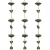 Rootz 3er Set Rain Chain - Drain Chain - Rainflow Chain - Corrosion -resistent - 123cm x Ø12cm för enkel trädgårdsdekoration
