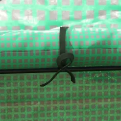 Rootz Ersättningsfilm Växthus - Rulldörr - Nätfönster - Polyeten - Grön - 143 x 70 x 190cm