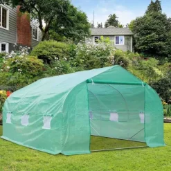 Rootz Folie Växthus - Grön - Järn, Pe - 177,16 cm x 118,11 cm x 78,74 cm