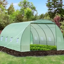 Rootz Folie Växthus - Tomat Växthus - Tunnel Kall Ram - Växthus - Tomat Folie Växthus - Grön - 590 X 300 X 200 CM