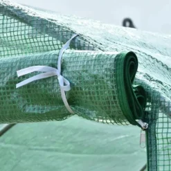 Rootz Folie Växthus - Tomat Växthus - Tunnel Kall Ram - Växthus - Tomat Folie Växthus - Grön - 590 X 300 X 200 CM