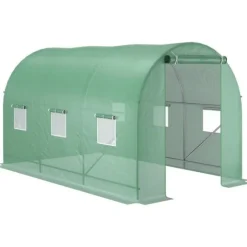Rootz Folie Växthus - Tomat Växthus - Växthus - Grön - 350 X 200 X 200 CM