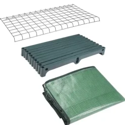 Rootz Folie Växthus 2/3 våningar - Litet växthus - Tomathus - Växtskydd - 69cm x 49cm x 158cm - 140g/m2 PE Mesh