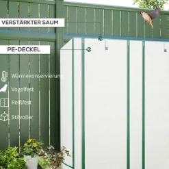 Rootz Mini -Greenhouse - Plant Shelter - Portable Greenhouse - UV Resistant - 144 x 48 x 152 cm - Perfekt för små trädgårdar