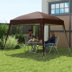 Rootz Pavilion Ersättningstak - Tarpaulin - Tältskydd - UPF50+ Sun Protection - Oxford Fabric - 240cm x 240 cm (överst) 300 cm x 300 cm (bas)