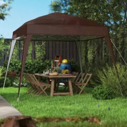 Rootz Pavilion Ersättningstak - Tarpaulin - Tältskydd - UPF50+ Sun Protection - Oxford Fabric - 240cm x 240 cm (överst) 300 cm x 300 cm (bas)