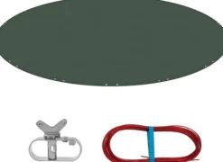 Rootz Premium Poolskydd - Poolskydd - Poolpresenning - Hållbar, UV- och algskydd, Skräpskydd - Flera storlekar (305 cm till 610 cm diameter)