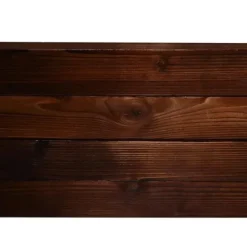 Rootz Raised Bed - Plant Box - Vegetable Bed - Herb Bed - Solid Wood - Dark Brown - 60 x 60 x 23 cm