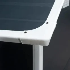 Rootz Verktygsbod - Trädgårdsskjul - Verktygsskjul - Ventilationsfönster - Penttak - Metall - Grå - 134 x 104 x 204 cm