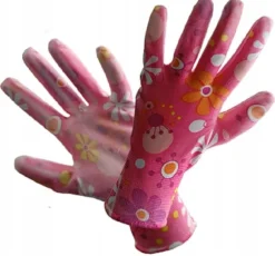 Rosa trädgårdshandskar | Storlek 8