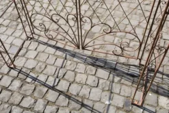 Rose Arch with Fence - Climbing Plant Support - järnhållbarhet, trädgårdsdekorationsport