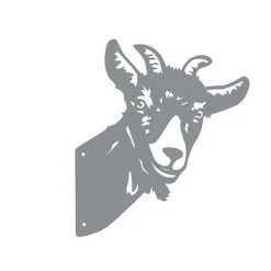Rostdekoration för trädgård goat