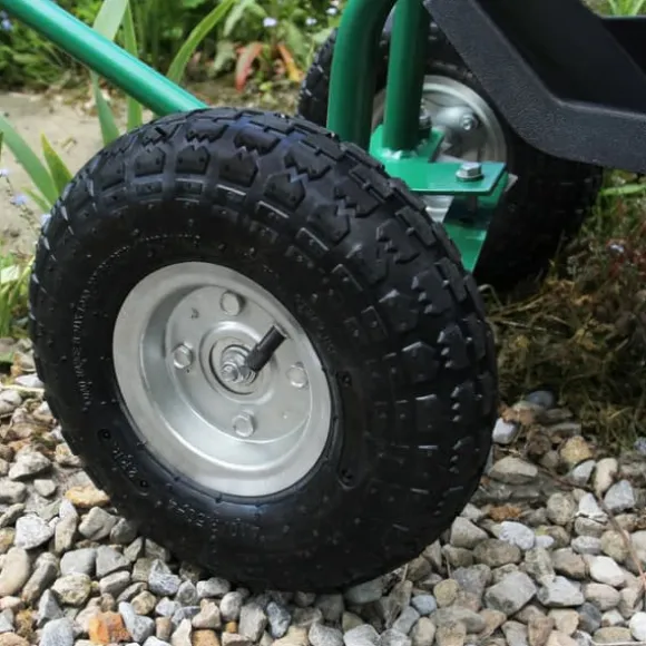 Rullande Trädgårdsvagn Stol Tung Belastningskapacitet, Svängbar - Perfekt för Trädgårdsarbete, Landskapsarbete, ogräsrensning och Arbete Utomhus