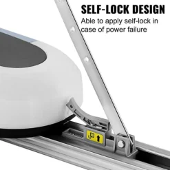 Rulldörröppnare 1000N, Garageportöppnare komplett 150W med fjärrkontroll, elektriska grindöppnare för skjutgrindar.