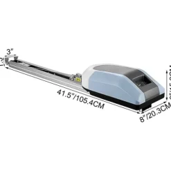 Rulldörröppnare 1000N, Garageportöppnare komplett 150W med fjärrkontroll, elektriska grindöppnare för skjutgrindar.