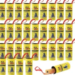 Rulle med flugfällapapper - Tejp mot insekter som flugor, myggor och malar - Res[J178]