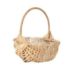 Rustik handgjord vattentät rotting blomkorg