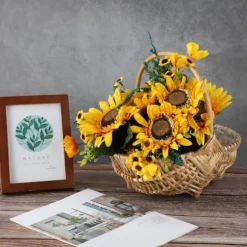 Rustik handgjord vattentät rotting blomkorg