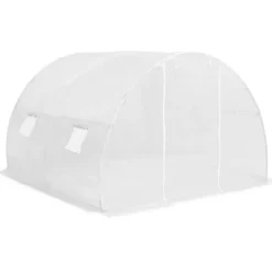 Rymligt växthus 9m² med galvaniserad stålram | Mått: 300x300x200 cm