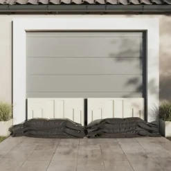 Sandsäckar 10 st mörkgrön 103x25 cm HDPE