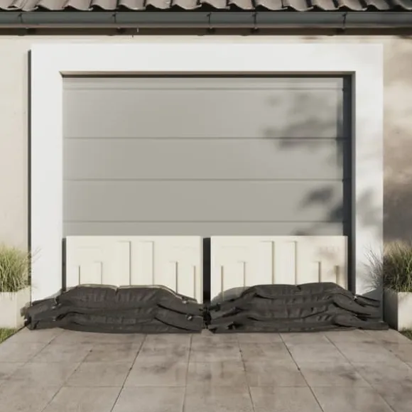 Sandsäckar 10 st mörkgrön 103x25 cm HDPE