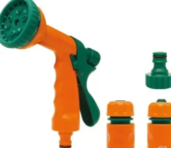 Sats med 1/2'': kopplingar med multifunktionssprutpistol 89208 FLO