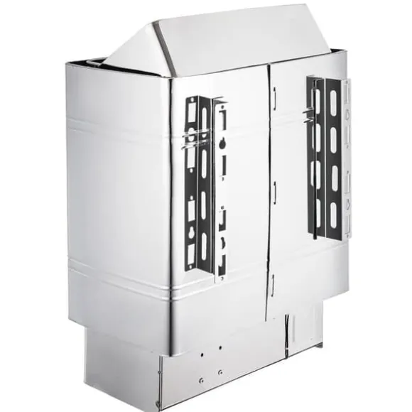 Saunaugn 9 kW, elsauna 380 V - 415 V, rostfri saunaugn, elektrisk saunaugn 2 lägen (temperatur, tid), extern kontroll och 3M-temperatursensor