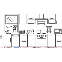 Schabus 300450 SHT 450 Vattendetektor över uttaget