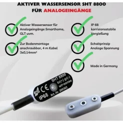 Schabus 200362 SHT 8800 Vattensensor för analoga ingångar