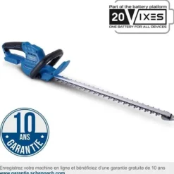 SCHEPPACH C-HT570-X sladdlös häcksax - 20V IXES - Klipplängd 51 cm - utan batteri eller laddare