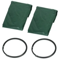 Säckar för trädgårdsavfall - miniClover - 272 L - Grön och svart - 65x65x74 cm - Stor kapacitet