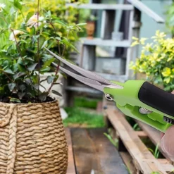 Sekatör / Trädgårdssax med Blad i Rostfritt Stål