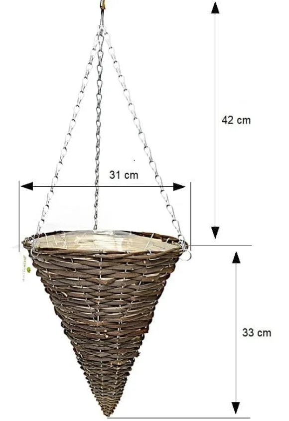 Set med 5 hängande blomkorgar “EKO 23A1203N”