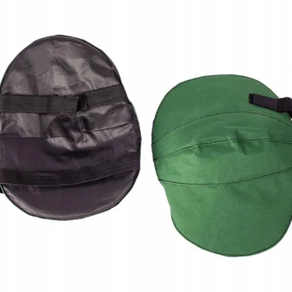 Set med 3 produkter. Trädgårdsknäskydd, grönt, tyg