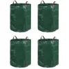 Set med 4 trädgårdsavfallspåsar 272L LESHP - Löv, avfall, grenar - Motståndskraftig och praktisk