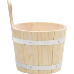 Set med hink och skopa för bastu - vidaXL - Massivt furu - 5L - Hållbar - Praktisk