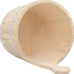 Set med hink och skopa för bastu - vidaXL - Massivt furu - 5L - Hållbar - Praktisk