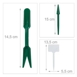 Set med såkrukor, 5x3,5x3,5 cm, Brun